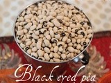 Food Photography & Nutrition :  Black eyed pea