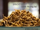 Food Photography & Nutrition: Sprouted Green Moong dal
