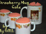 2 mins Strawberry Mug Cake – By my daughter