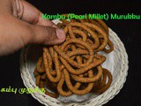 Kambu Murukku Recipe | Pearl Millet (Bajra) Chakli with video