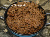 Kambu Omapodi / Pearl millet Sev recipe / How to make plain sev using millet