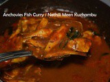 Nethili Fish curry recipe | Anchovies Meen Kuzhambu without coconut