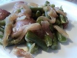 Green Beans with Caramelized Onion and Red Potatoes