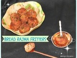 Brown  kidney beans bread deep fried fritters/rajma bread balls/bobbarla vada/easy indian evening snacks/feijão vermelho  pão frita  bolas/step by step pictures/easy indian appetizers/vegetarian spicy starter recipes