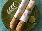 Chicken Kathi Roll Recipe | Chicken Frankie Recipe | Chicken Stuffed Wraps | Minced Chicken Recipes | Chicken Snacks For Kids | Kids Lunch Box Recipes