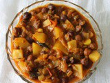 Chickpea Potato Gravy In Tamarind Sauce | Chana Aloo Curry | Chickpea Aloo pulusu | Sengala Bangaladumpa Pulusu | Easy Veg Gravies For Rice