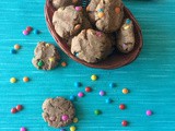 Chocolate Gems Cookies | Chocolate Rainbow Gems Cookies | Cookies Recipes | Simple Homemade Cookies