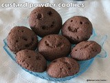 Egg free butter free chocolate custard powder cookies/custard powder recipes/cookeis without egg and butter/Mahas own recipes