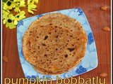 Gummadi Kaya Bobbatlu | Yellow Pumpkin Poli | Quick and easy south indian sweets | Bakshyalu recipes