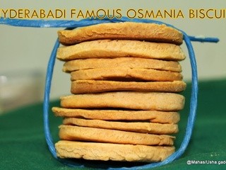 Hyderabadi famous osmania biscuit/hyderabadi recipes/egg free salt biscuits/hyderabad`s irani cafes famous osmania salt biscuit/step by step pictures/hyderabad popular cuisine