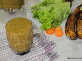 Lettuce leaf carrot kiwi banana juice/weight loss juices/diet juices/mahas own reicpes/folha alface cenoura kiwi suco de banana/dieta sucos