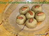 Microwave besan laddo/ 5 minutes besan laddu in microwave/How to make besan ka laddu in micro wave step by step pictures/ Quick and easy Diwali sweets recipes