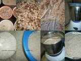 Mixed dals(lentils) and rice using powder for infants/home made baby protein and cereal powder/uggu podi/indian home made healthy baby food powder