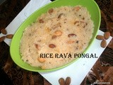 Rice rava jaggery coconut milk pongal/biyyapu rava bellam pappu pongali/indian traditional sweets/makara sankranthi recipes/sweet pongal recipes