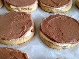 Frosted Peanut Butter Cookies