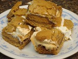 Peanut Butter Cup s’mores Bars