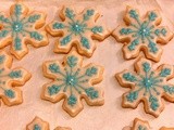 Snowflake Sugar cookies