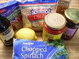 Memories of Parties and Orzo Spinach Salad