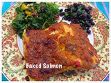 Saffron flavoured salmon