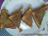 Bombay Vegetable Cheese Sandwich | Mumbai Masala Toast