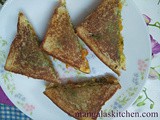 Healthy Vegetable Sandwich Recipe | Simple Mixed Veg Sandwich in Dosa Tawa | Diet sandwich