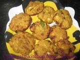 Spicy Crispy Millets Masala Vadai - Thinai Masala Vadai - Healthy Masala Vada Recipe with Foxtail Millet