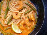 In memory of my father: seafood laksa lemak (malaysian spicy coconut noodle soup)