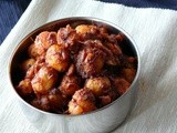 How to make a curry with baby potatoes(drycurry)