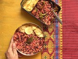 Beet Broccoli Pulav | Weekday Lunch Idea | Gluten Free Recipe