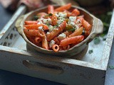 Roasted Vegetable Pasta | Recipe and Stepwise Pictures to make a Roasted Vegetable Pasta