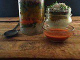 Sabudana Khichdi Salad In a Jar | Deconstructed Sabudana Salad In a Jar | Traditional Maharastrian Breakfast In a Jar | Vegan Salad | Gluten Free Salad |Office Lunch Ideas