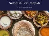 Side Dish Recipes For Chapati/Roti | Popular Side dishes for Indian Flat breads