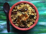 Vangi Bath | Karnataka Style Brinjal Rice | Tasty Vangi Bhath Recipe