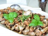 Balsamvinägermarinerad kyckling, Karins potatissallad och Salade Nicoise