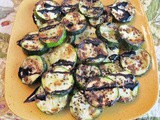 Simple Grilled Zucchini with Balsamic Glaze