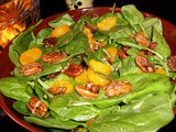 Spinach Citrus Salad with Spiced Pecans