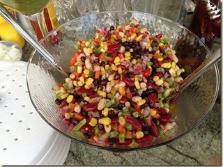 143.8…Mexican Bean Salad