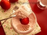 Mousse fraises et chocolat blanc {sans oeufs}