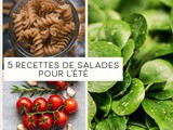 5 recettes de salades faciles