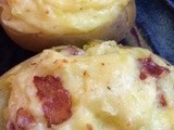 Twice Baked Brie & Bacon Potatoes