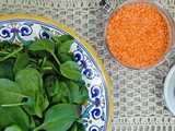 Spinach and Red Lentil Stew (Sabanikh bi Ads)