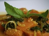 Thai squash and spinach curry