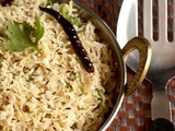 Jeera Rice Recipe or Cumin Rice In Pressure Cooker | How To Make Jeera Rice