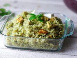 Veg Minty Paneer Biryani | Lunch & Dinner Recipe