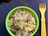 Little People Food – Sausage and Egg Fried Rice