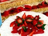 Tort rosu si alb - Red and white cake