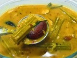Jackfruit Seed Dal with Drumstick