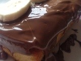 Gluten Free Banana and Walnut Loaf with Chocolate Sauce
