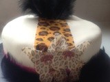 Leopard Print Birthday Cake