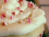Rhubarb and ginger cupcakes with cream cheese frosting